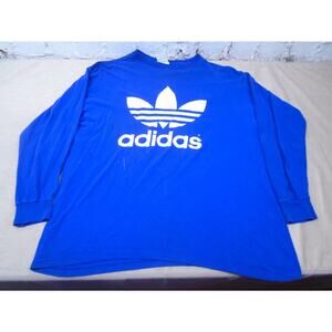 Vintage 90’s Adidas T-Shirt Men’s Size L Made In USA Trefoil Logo Double Sided